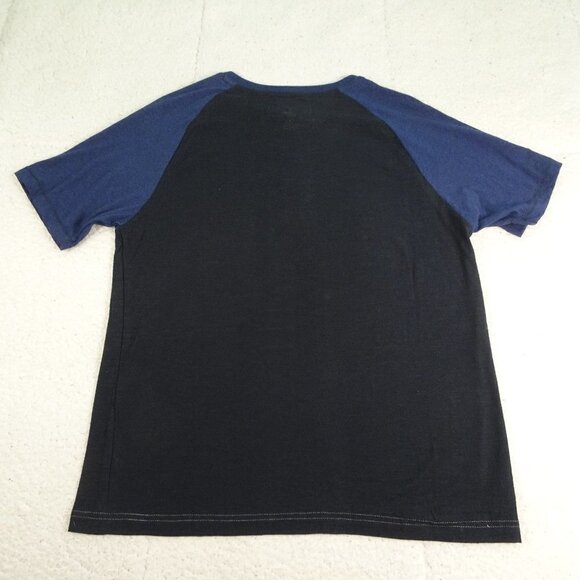 NWT Copper & Oak Blue/Black Qtr Button Shirt Small - Picture 2 of 6